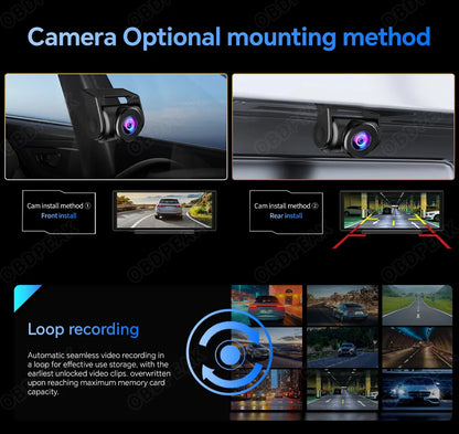 OBDPEAK T30 10.26“ Android 13  Ai Screen Carplay Android  Mirror Camera