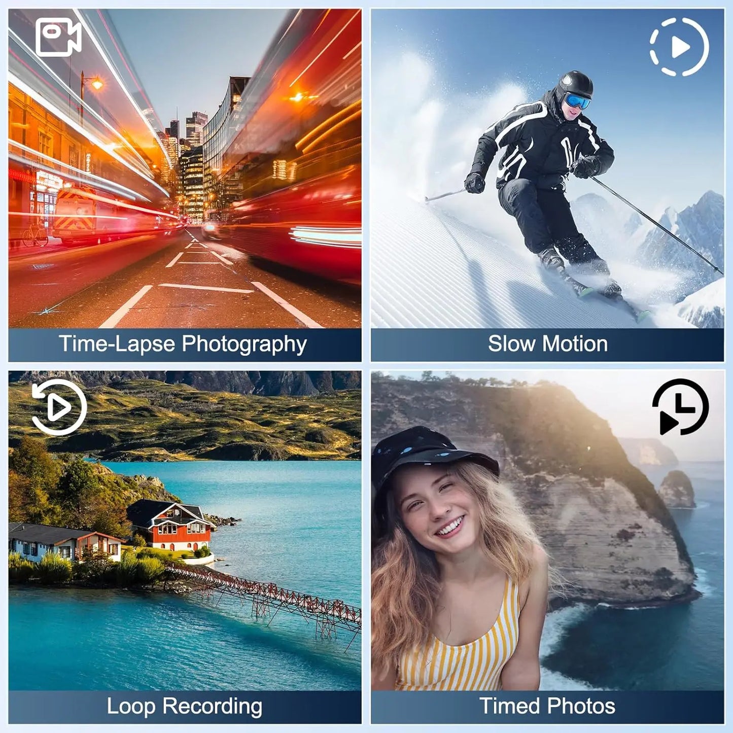NBD 4K HD&48MP Camcorder Video Camera Video Recorder