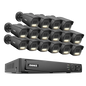Annke H.265+ 3K Smart Dual Light POE Camera System 2.8MM Len Human Vehicle Detection IP67 Security Protection Video Surveillance