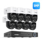 H.view 8CH 4K 5MP 8MP CCTV Security Camera System PTZ Home Video Surveillance Kit Outdoor IP Camera Humanoid Detection