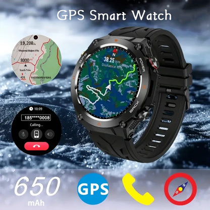 SENBONO New GPS Smart Watch Military Sports Smartwatch for Men