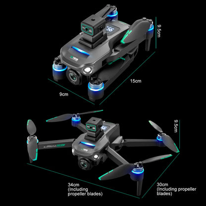 2024 S159 GPS PRO Drone 5G 8K HD Aerial Photography Dual-Camera Dron with Screen Omnidirectional Obstacle Avoidance Drone RC Toy