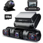 360 Degree View 4 Channel Dash Cam ,