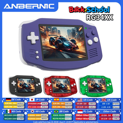 ANBERNIC RG 34XX Handheld Game Console