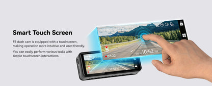 REDTIGER F8  4K+1080P 5.8G WiFi Dash Cam