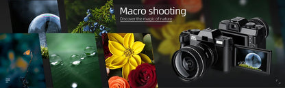NBD Digital Camera 48MP 4K Video Camera Camcorder Vlogging Camera ,Photography Camera