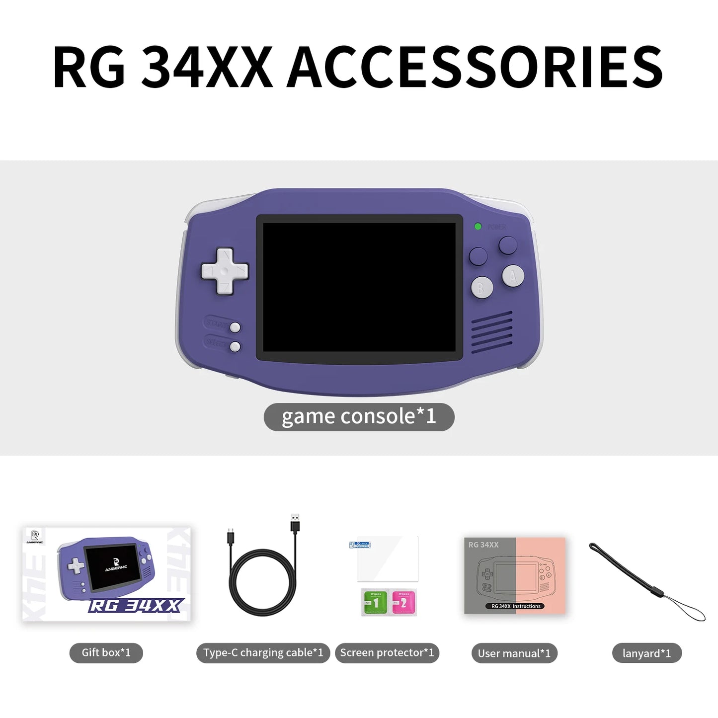 ANBERNIC RG 34XX Handheld Game Console