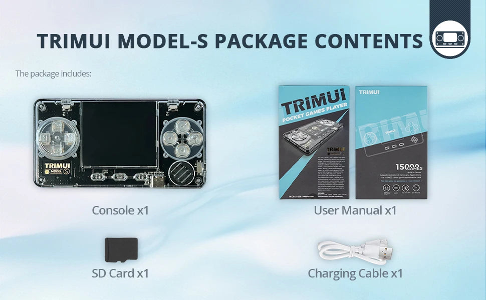 TRIMUI Model S Handheld Game Console 15000plus Classical Games Retro Game Console