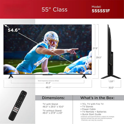 55-Inch UHD 4K LED Smart TV