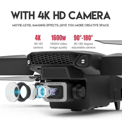 Professional Drone E88 4K  RC Drone Quadrotor Helicopter