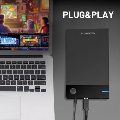12TB Gaming HDD with Hyperspin Launchbox Retrobat Playnite with 86000+ Retro Video Games Super Console