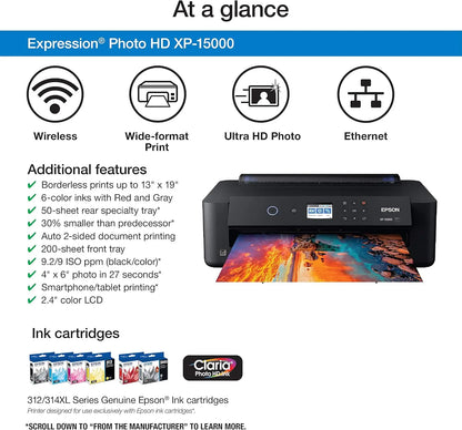 Expression Photo HD XP-15000 Wireless Color Wide-Format Printer