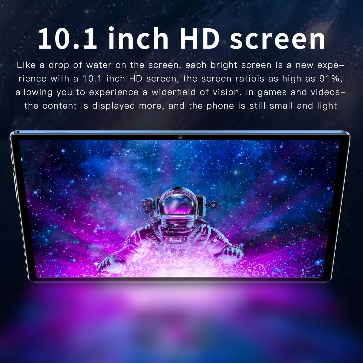 10.1 Inch Android 13 Tablet with Octa Core 4GB RAM 64GB ROM