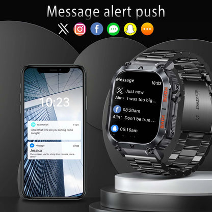 EIGIIS New 5ATM Waterproof Men Military Watch
