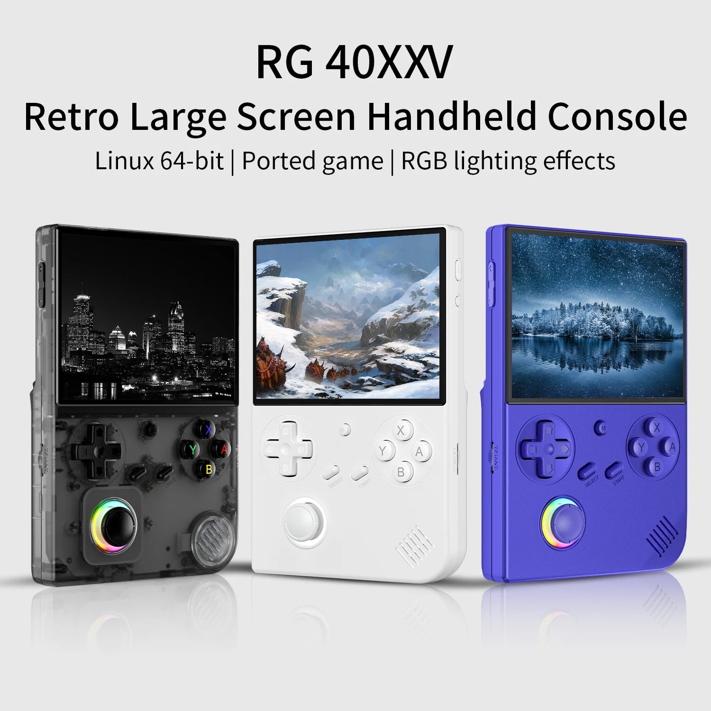 ANBERNIC RG 40XXV 64 Bit Linux Retro Handheld Game Console