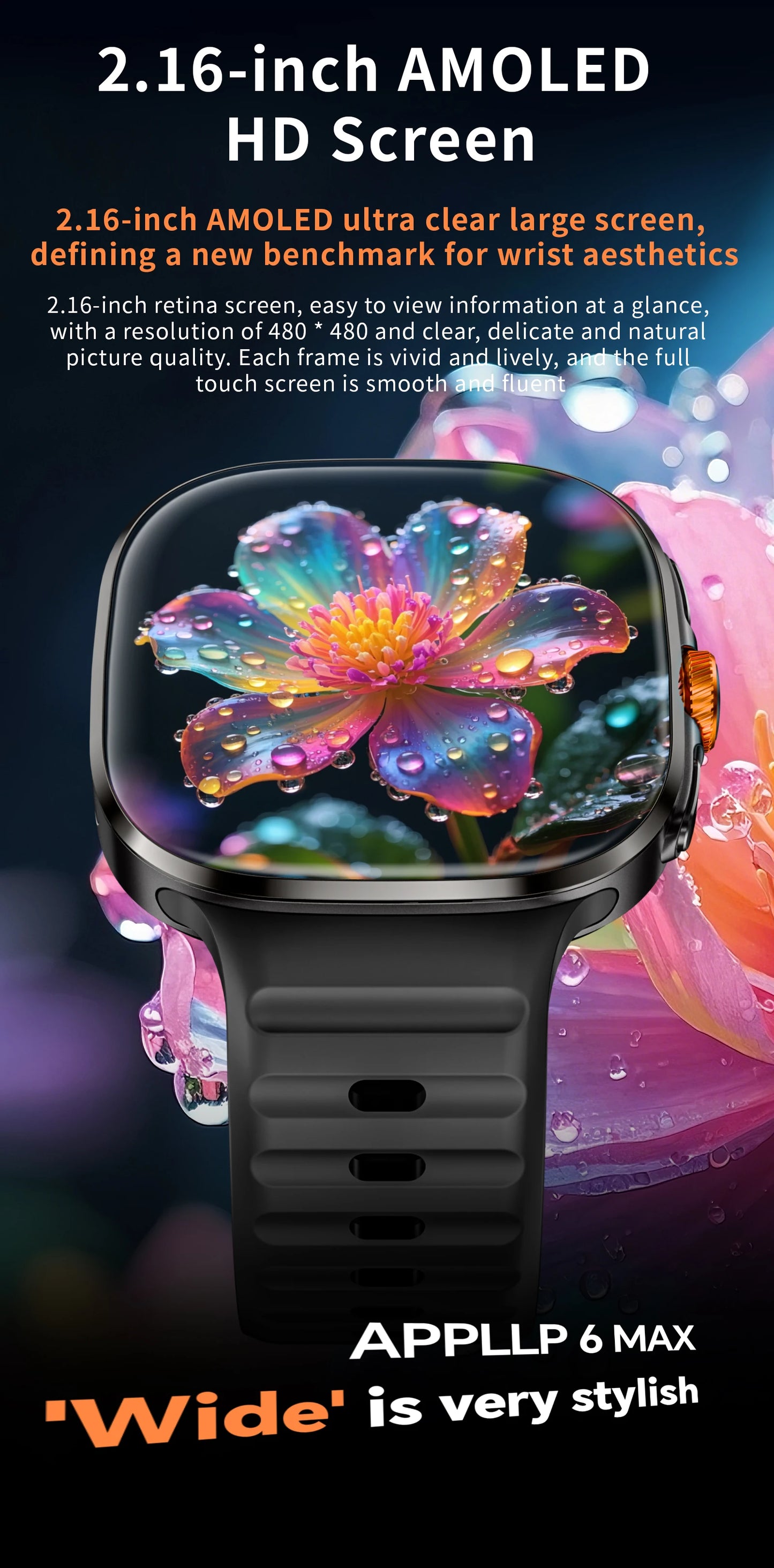 LOKMAT New APPLLP 6 MAX Android Smart Watch