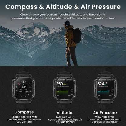 HIDAMEL M3E GPS Smart Watch For Men