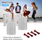 Herdio 4PCS 800W 6.5'' Outdoor Speakers Wired Waterproof Passive Wall Mount Speakers With Powerful Bass For Home Patio Poolside