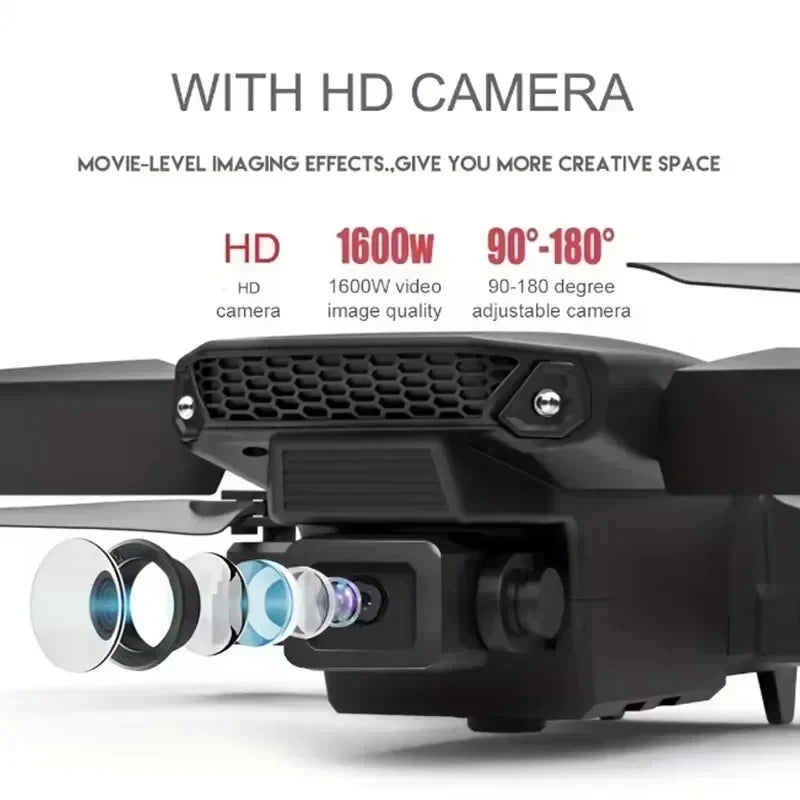 Professional Drone E88 4K  RC Drone Quadrotor Helicopter