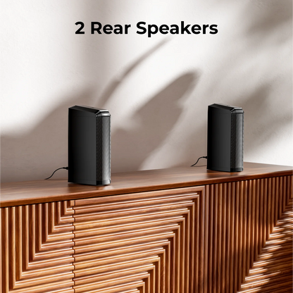 ULTIMEA 7.1 Surround Sound Bar with 2 Surround Speakers & 6.5" Subwoofer, Surround Sound System for TV with RGB, APP Control