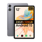 SVITOO 12-inch Tablets Android 2025 24GB RAM 128GB ROM