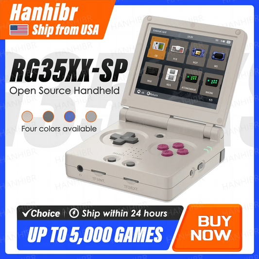 ANBERNIC RG35XXSP Flip Game Console