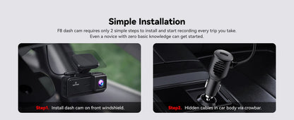 REDTIGER F8  4K+1080P 5.8G WiFi Dash Cam
