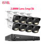 ANNKE 4K Ultra HD POE Video Surveillance System 8CH H.265+ NVR With 4K Security Cameras CCTV Kit Audio Recording 8MP Ip camera