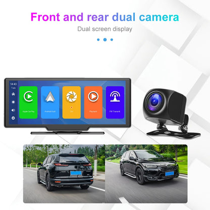Podofo 10.26" Dash Cam 4K Rearview Camera Dashboard DVR Car Monitor