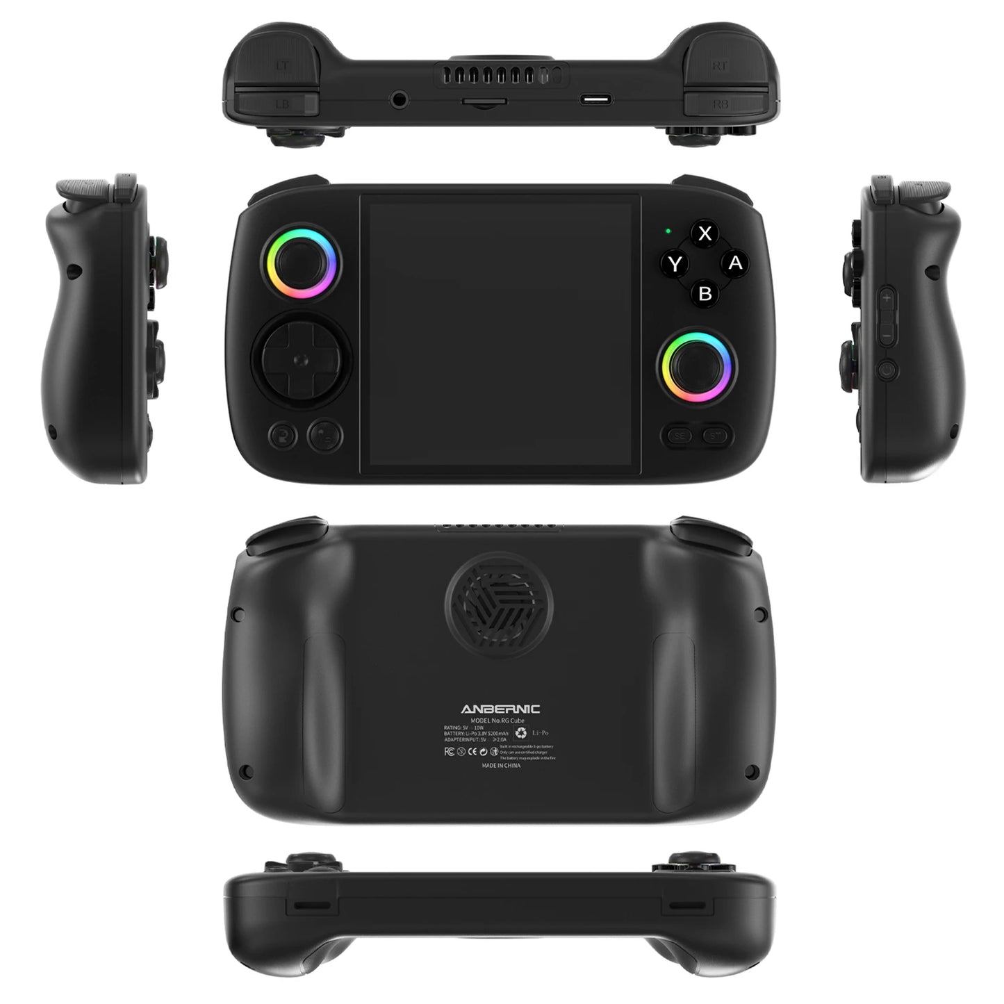 ANBERNIC RG Cube Handheld Game Console 3.95'' IPS Multi-touch Screen T820 Android 13 RGB Joystick 5200mAh Video Gaming Consoles