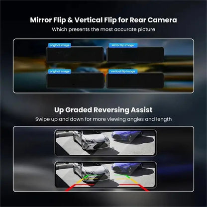 4K Rearview Mirror CAM Front And Rear, , Starvis