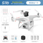 S116 MAX Drone Professional with 3 Batteries 8K Dual Camera Optical Flow Brushless 360° Obstacle Avoidance WIFI FPV RC Dron Toys