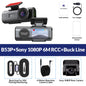 E-ACE 4K Dash Cam for Cars Dual Lens Camera DVR Video Recorder