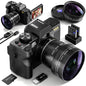 NBD 48MP Digital Cameras for Photography with WiFi & App Control,4K Autofocus Vlogging Camera