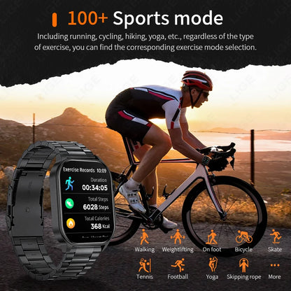 LIGE New Smart Watch LED Flashlight Military Sport Watches