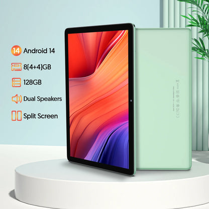 10-inch Android 14 tablet with  8(4+4) GB+128GB, GMS certified