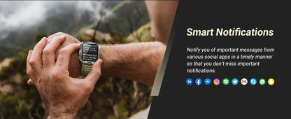 Blackview New Smart Watch 2.01'' HD Display Outdoor Men's Watches